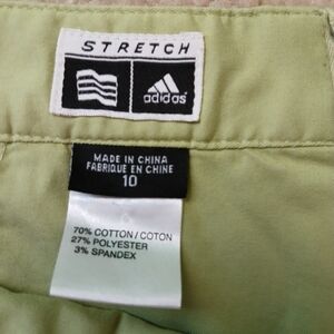 Adidas Stretch Skort in Light Green Size 10